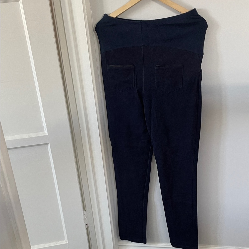 Women's Navy maternity pregnancy Pants size L - Picture 6 of 7